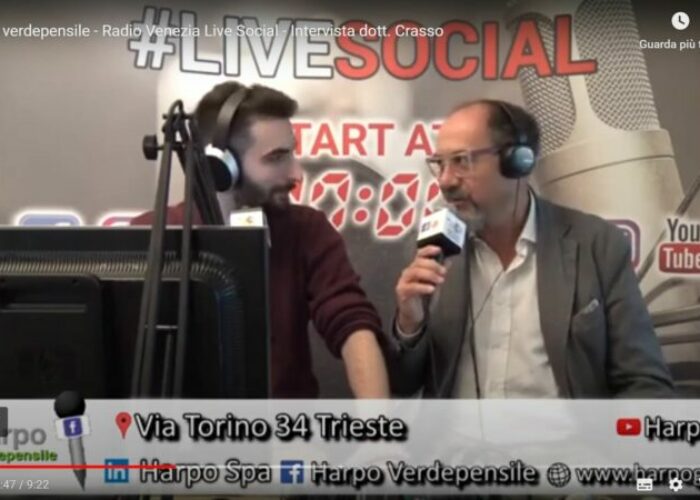 Harpo verdepensile – Radio Venezia Live Social – Intervista dott. Crasso