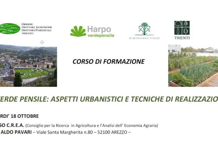 WORKSHOP  Verde Pensile  –  Arezzo 18 ottobre 2019