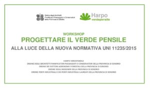 Scopri di più sull'articolo WORKSHOP aggiornamento tecnico sul Verde Pensile  – Sondrio, 18/04/19