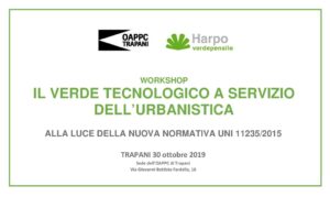 Scopri di più sull'articolo WORKSHOP  Verde Pensile  –  Trapani 30 ottobre 2019