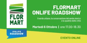Scopri di più sull'articolo Il verde urbano, la conservazione del verde storico e la qualità delle città  –  FlorMart martedì 6 ottobre 2020 alle ore 17.00