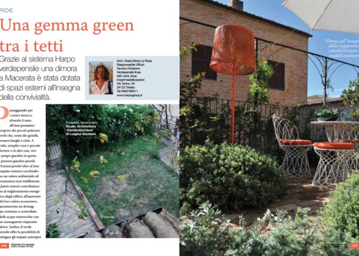 Una gemma green tra i tetti