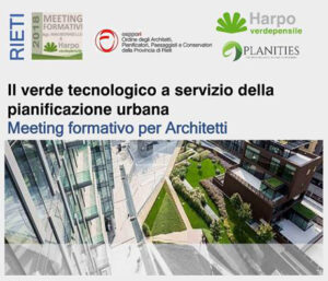 Scopri di più sull'articolo CONVEGNO: Verde tecnologico e pianificazione urbana