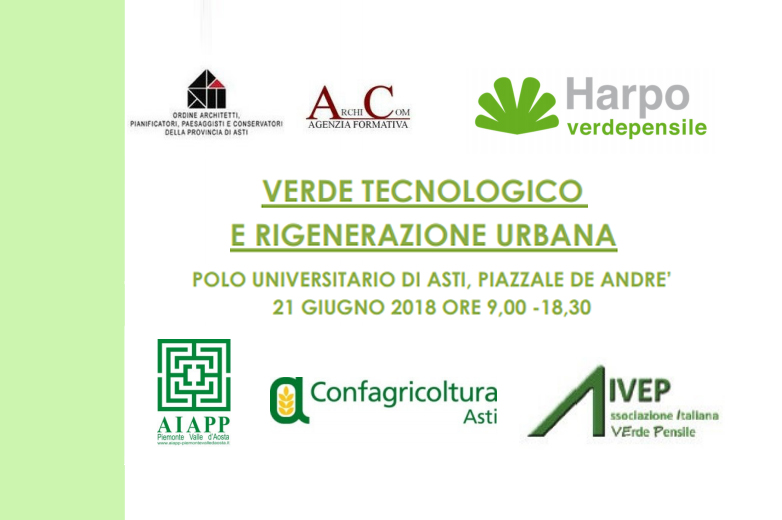 Scopri di più sull'articolo CONVEGNO: Verde Tecnologico e Rigenerazione Urbana