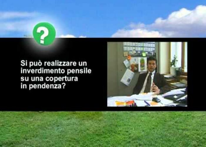 Harpo verdepensile – Inverdimento pensile su copertura in pendenza