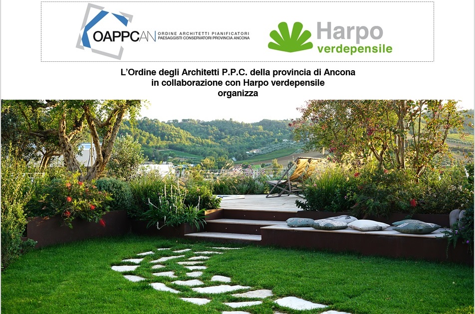 Scopri di più sull'articolo Webinar PROGETTARE IL VERDE PENSILE – 26 febbraio 2021 – ore 16:00/18:00