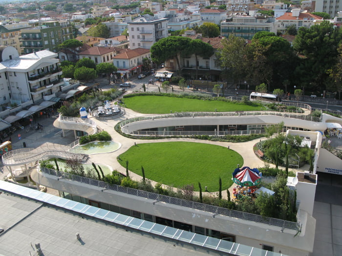 Coperture o aree a verde fruibile
