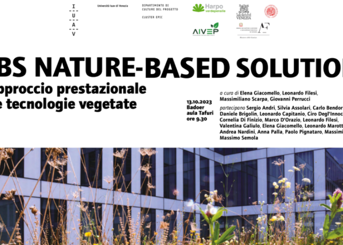 Harpo verdepensile sostiene “NBS Nature based solutions. L’approccio prestazionale alle tecnologie vegetate”