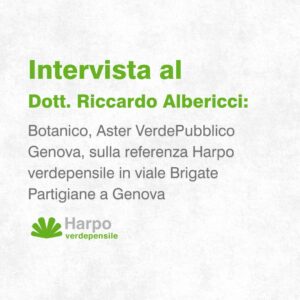 Scopri di più sull'articolo Viale Brigate Partigiane – Genova | Intervista al dott. Albericci di Aster Verde Pubblico Genova